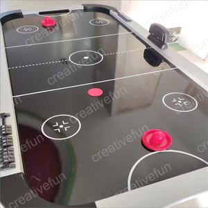 Jeu <span class=keywords><strong>d</strong></span>'intérieur <span class=keywords><strong>de</strong></span> tableau <span class=keywords><strong>de</strong></span> bord électronique LED portable <span class=keywords><strong>de</strong></span> 6 pieds pour enfants et adultes 2 rondelles 2 poussoirs <span class=keywords><strong>Table</strong></span> <span class=keywords><strong>de</strong></span> <span class=keywords><strong>hockey</strong></span> <span class=keywords><strong>sur</strong></span> <span class=keywords><strong>air</strong></span> avec <span class=keywords><strong>coussin</strong></span> MDF - Product Image 4