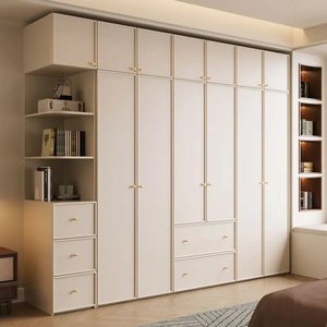 Muebles de vestidor minimalistas italianos de fábrica, que ahorran espacio, armario empotrado personalizado y duradero - Product Image 3
