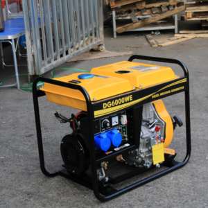 קטן 3.5kw/4.5kw דיזל עבור משקי הבית אוויר נייד שקט מקורר מערכת שלושה שלב 8kw 400v/230v/12v/12v חלופה - Product Image 2