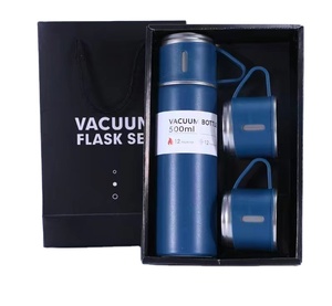 2023 haute qualité promotionnel en acier inoxydable Camping voyage Thermos ensemble affaires 500 <span class=keywords><strong>Ml</strong></span> flacon sous vide coffrets cadeaux - Product Image 1