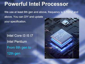 Ordinateur de bureau tout-en-un/processeur I5/I7/I9 de 2e à 12e génération fournissant un service personnalisé - Product Image 4