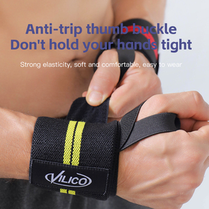 Brazalete Deportivo para Gimnasio, Banda de Soporte para Muñeca de Spandex Flexible y Ajustable para Levantamiento de Pesas, Uso Adulto, con Opción de Logotipo Personalizado - Product Image 3