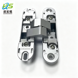 24x110mm Silver 3d Concealed Hinge 40kg Wooden Door Hidden Adjustable Bld-g110 180 Degree Opening Full Visibility and - Product Image 1