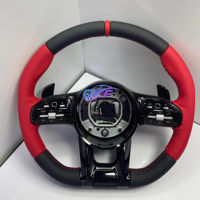 Volant en fibre de carbone personnalisé pour Mercedes-Benz AMG C E S G-Class W204 W205 W222, y compris les modèles G500 G55 G63 S500