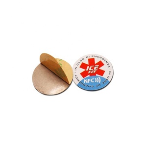 Tùy chỉnh 13.56MHz PVC nhãn điện thoại <span class=keywords><strong>Tag</strong></span> <span class=keywords><strong>NFC</strong></span> sticker có thể in - Product Image 3