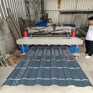 South Africa Bamboo1000 Roofing Making Machinery Glazed Tile Ibr Trapezoidal Sheet Corrugated Iron Making Roll Forming Machine