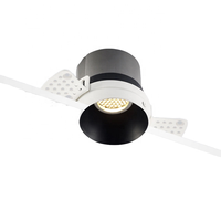 Lumières d'éblouissement pré-intégrées à LED modernes anti-éblouissement sans bord avec maille en nid d'abeille pour le salon corps de lampe en aluminium à base E27
