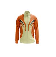 Veste d'équipe personnalisée à fermeture éclair complète bon marché, assez extensible, sublimée pour l'école de danse Cheer Association Club