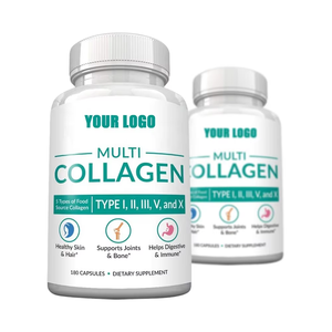 Nutrtech OEM ODM Custom <span class=keywords><strong>Pure</strong></span> Bio-Fisch Marine Kollagen Peptid Kapseln für Erwachsene Beauty-Produkte Immun Support Muscle - Product Image 2