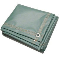 Bâche de camion 750GSM en PVC robuste, couverture de chargement plate, imperméable, stabilisée aux UV, renforcée, unie, pour garçons et filles, sans MOQ