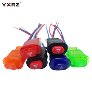 Vente en gros d'interrupteur de danger pour <span class=keywords><strong>moto</strong></span> 3 fils Double <span class=keywords><strong>clignotant</strong></span> Signal d'arrêt d'urgence avec verrouillage intégré - Product Image 3