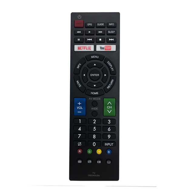 RM-L1346 Replacement Universal Tv Remote Control for Sharp LCD LED Smart  Tv  GB234WJSA With YouTube/NETFLIXE Buttons