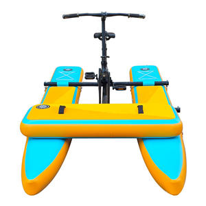Vélo aquatique gonflable personnalisé à pédales, monoplace, en matériaux Dropstitch+PVC+<span class=keywords><strong>EVA</strong></span>, capacité 100-500 kg - Product Image 3