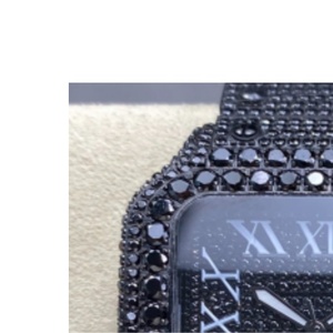 Reloj mecánico de obsidiana cuadrado, personalizado, moderno y lujoso, de alta calidad y resistente al agua. - Product Image 1