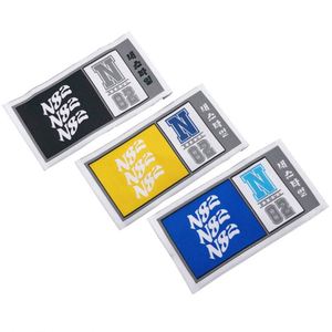 Customized Logo End Fold Woven Tag Private <b>Name</b> Sew on Woven Garment <b>Label</b> - Product Image 3