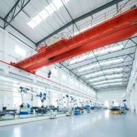 Moteur de pont roulant électrique antidéflagrant à double poutre, 380V AC, capacité 100 tonnes, pour atelier industriel dangereux