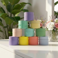 Pot en verre céramique vert mat personnalisé, 15 ml, 20 ml, 30 ml, 50 ml, 100 ml, pot en verre de porcelaine opale blanc pour crème cosmétique avec couvercle
