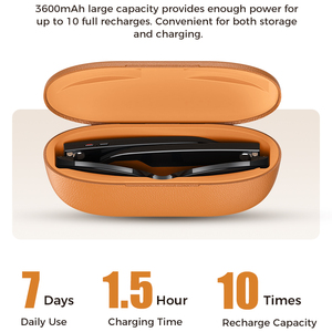 แว่นตาอัจฉริยะ 2025 M02 Ultra AI กล้อง 8MP ระบบจดจำภาพ แปลภาษาด้วย AI โทรด้วยเสียงผ่านบลูทูธ แว่นกันแดด กล่องชาร์จ 3600mah - Product Image 4