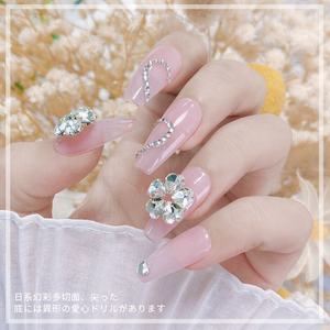 Paso Sico <span class=keywords><strong>2021</strong></span> nuevos productos para <span class=keywords><strong>uñas</strong></span> Super brillante 3D diamante cristal piedra <span class=keywords><strong>estilo</strong></span> <span class=keywords><strong>coreano</strong></span> flor diseño Nail Art Charms Decoración - Product Image 6