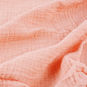 Tissu en mousseline <span class=keywords><strong>de</strong></span> <span class=keywords><strong>coton</strong></span> <span class=keywords><strong>double</strong></span> couche écologique <span class=keywords><strong>de</strong></span> 135 cm <span class=keywords><strong>de</strong></span> large, couleur personnalisable, idéal pour les plaids - Product Image 3