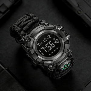 Montre de sport pour homme SHUAIKE, étanche, affichage numérique LED, multifonction, grand cadran, montre électronique, style G, montre pour homme - Product Image 2