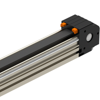 Actuador Lineal KNK K50 con Carga Máxima de 20 kg, Rieles Lineales de Alta Precisión ±0.05 mm, Módulo de Movimiento Lineal Accionado por Correa, Guía Deslizante para Robot