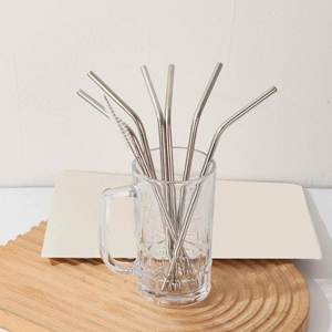 Replacement Reusable Stainless Steel Metal <b>Straws</b> Drinking Cleaning Brush <b>Straws</b> for 40 oz <b>Stanleys</b> <b>Cup</b> Travel - Product Image 2