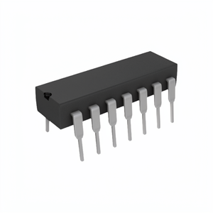 Composant électronique SN74HCU04NE4, circuit intégré logique, inverseur 6 canaux, 6 entrées, 14DIP (0,300'', 7,62 mm), circuit intégré en stock - Product Image 1