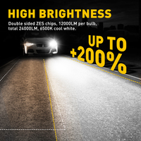 Ampoules LED M3 en gros d'usine, puces CSP 120W, phare H1, accessoires de voiture, phares LED