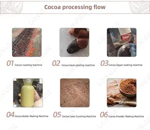 작은 카카오 분말 버터 만드는 기계 식물 코코아 콩 초콜릿 기계