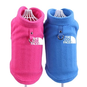 Winter Eco-friendly Fleece <strong>Coat</strong> for Medium Small Dogs XL <strong>French</strong> <strong>Bulldog</strong> Cat Vest Striped Pattern Classics Design Pet Accessories - Product Image 1