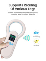 Animal Pet ID Reader Chip transpondedor Handheld Microchip Pet Scanner para animales Pet ID Reader Chip para perros y gatos