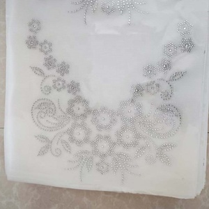 Hermoso aplique de cristal con motivos de hojas de diamantes de imitación para velo de novia, tocado, capa, decoración DIY, proveedor - Product Image 3