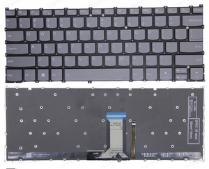 Đối với Lenovo Yoga 7 14arp8 14irl8 14lal7 mỏng 5 14abr8 Yoga 7 2-in-1 14ahp9 14iml9 màu xám <span class=keywords><strong>Backlit</strong></span> chúng tôi bàn phím Bàn phím - Product Image 4