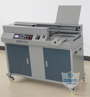 Machine à relier électrique automatique à colle thermofusible Disen DSO-50R A4, écran LCD 380 mm, épaisseur de reliure 50 mm, relieuse parfaite pour livres