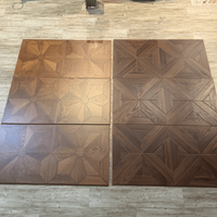 Parquet géométrique à clipser SPC, revêtement de sol décoratif personnalisé en pierre plastique pour la rénovation intérieure des halls et des boutiques