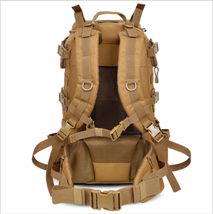 Sac à dos tactique de chasse Coyote Brown 50L, compatible système Molle, tailles optionnelles 55L, 50L, 45L, fabrication sur mesure. - Product Image 3