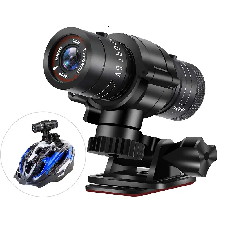 1080P Helm Fahrrad Go Pro Style Camcorder Kopf montierte wasserdichte Action-Kamera Sport DV Cam Sport kameras