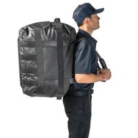 Sac à dos pour équipement de sauvetage de pompier personnalisé Bâche durable pliable Duffel Gear Bag pour voyage Stockage étanche