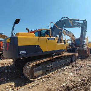 Gran oferta Original Suecia marca Volvo EC220D excavadora usada EC220DLR C220DL excavadora grande 22 toneladas excavadora sobre orugas - Product Image 2