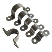 Collier de serrage en U semi-circulaire en acier inoxydable galvanisé pour tuyaux de 480 mm