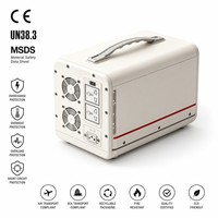 Station d'alimentation portable solaire SolarPower 1 kWh, générateur solaire 1000 Wh, batterie de secours LiFePO4 avec prise AC pour le camping en plein air et les camping-cars
