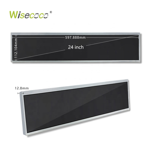 Pantalla Digital de Señalización para Tiendas y Supermercados de <span class=keywords><strong>24</strong></span> <span class=keywords><strong>Pulgadas</strong></span>, 1920*360, 300cd, Pantalla LCD Ultra Ancha Tipo Barra para Publicidad - Product Image 3