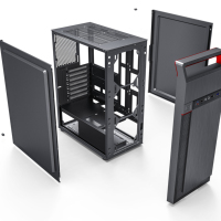 Boîtier ATX SAMA Type C Nouveau Vente en Gros Transparent Boîtier PC en Verre Trempé Tours d'Ordinateur