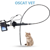 Équipement vétérinaire OSCAT, clinique pour animaux de compagnie, endoscope portable, enregistrement d'images et de vidéos sur carte TF, professionnel pour chiens et chats