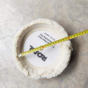 Wool <b>Polishing</b> Pad 8 Inch Soft Disc For <b>Car</b> <b>Polishing</b> Angle Grinder Non-Abrasive United Kingdom Made - Product Image 3