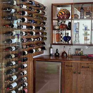 Giá Rượu Vang Kim Loại Nhôm Gắn Tường Hiện Đại Bán Sỉ - Product Image 3