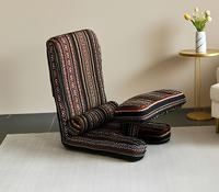 Chaise pliante de style japonais moderne, fauteuil paresseux ergonomique réglable, chaise tatami pour salon, vente en gros d'usine