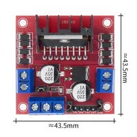 L298N Driver Board Module L298 Moteur pas à pas Smart Car Robot Breadboard Peltier High Power