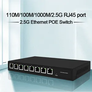 Commutateur poe non géré 8*10/100/1000/2.5G pour caméra IP 2.5gb